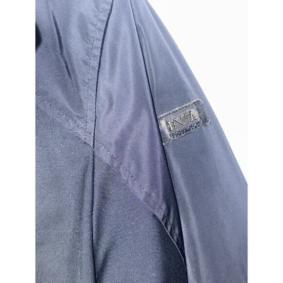 Men's‎ Emporio Armani Jeans Slim-Fit Navy Full Zip Down Jacket Size Small - Picture 6 of 11